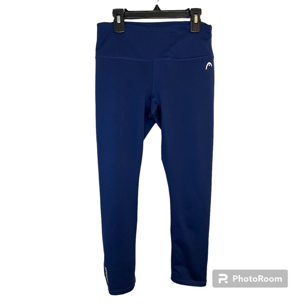 Head Blue Capri Athletic Workout Leggings Size Small